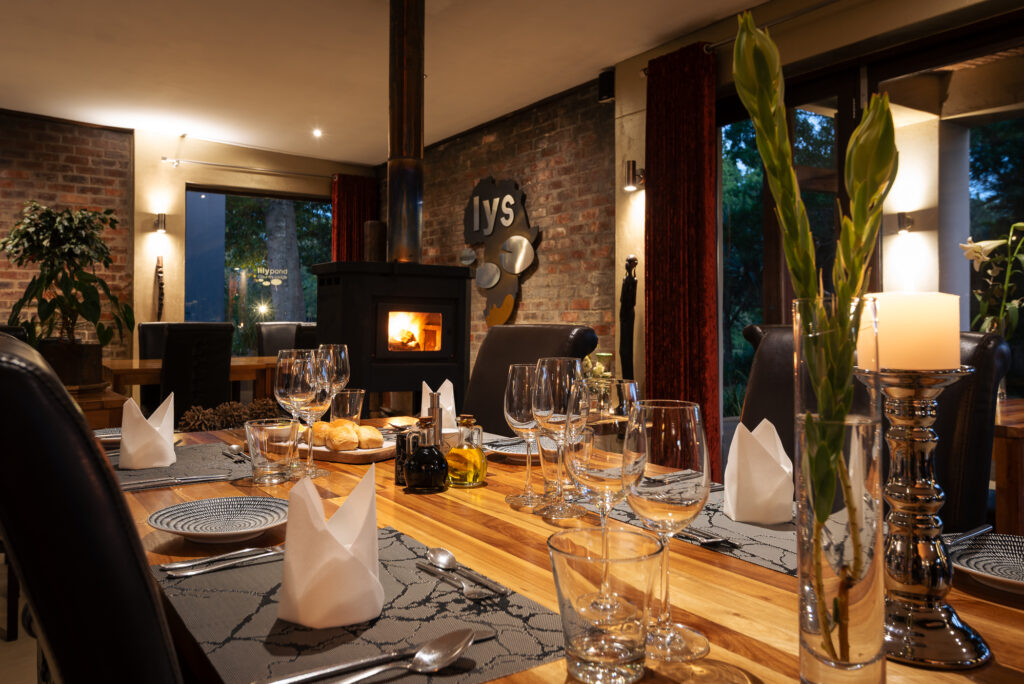 Evening ambience at Lilypond Lodge