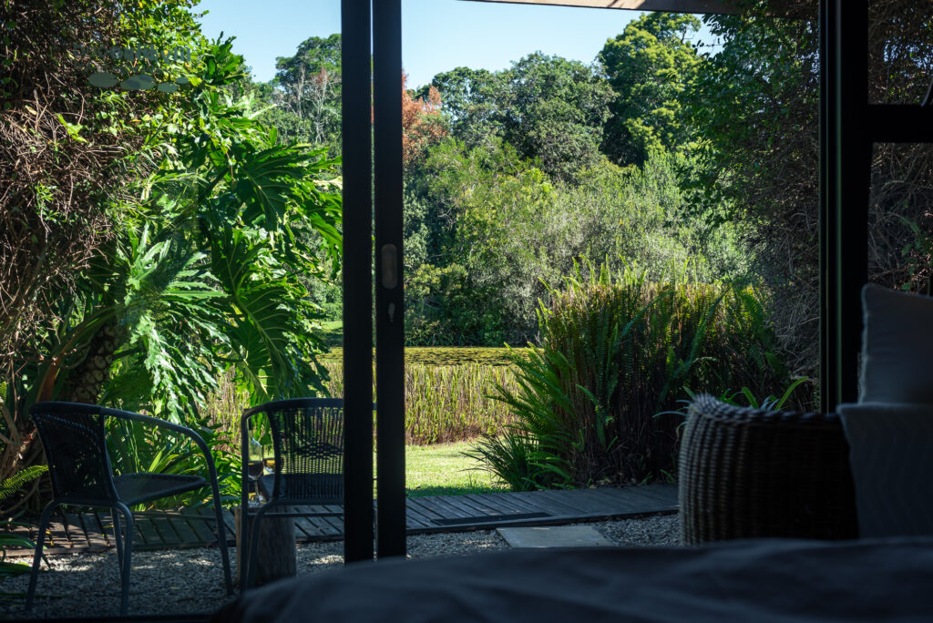 View from a room at Lilypond Lodge