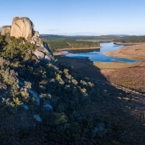 Drone view of Witklip dam